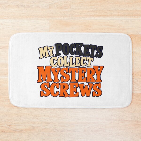 Item preview, Mystery Screws in My Pockets Funny Lettering designed and sold by Bikivuno.