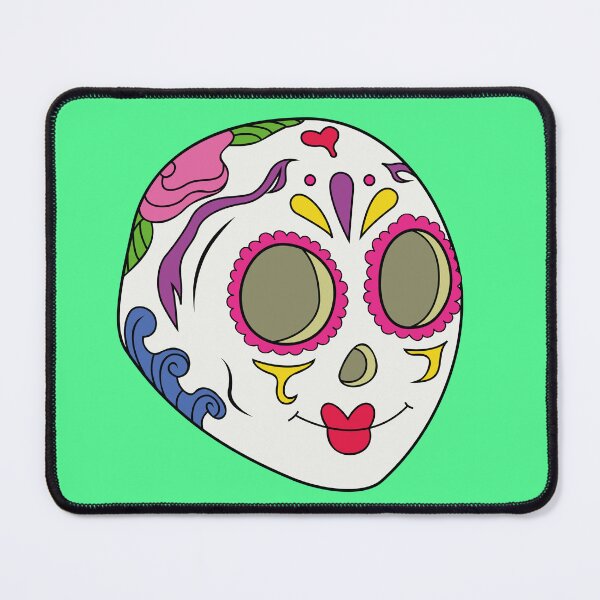 Item preview, Day of the Dead skull designed and sold by abichuelaart.