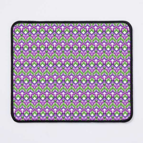 Item preview, Abstract geometric pattern retro purple green designed and sold by fuzzyfox.