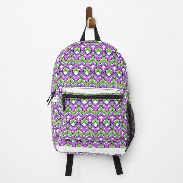 Item preview, Abstract geometric pattern retro purple green designed and sold by fuzzyfox.