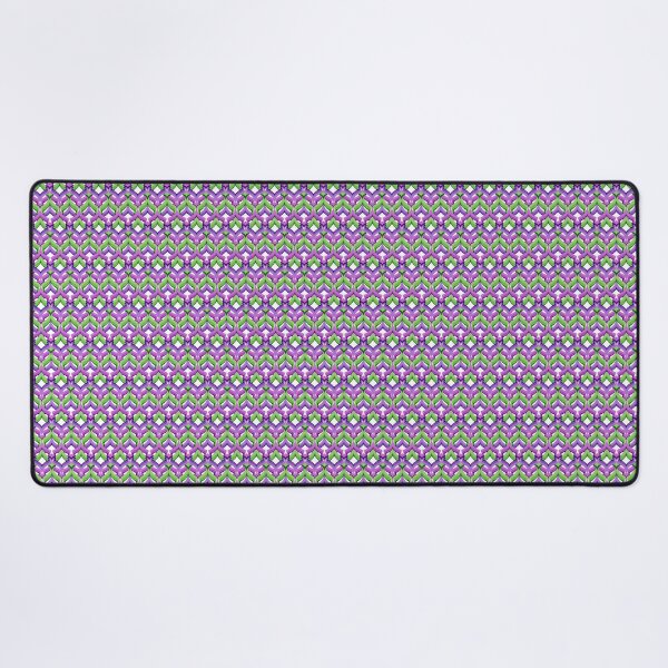 Item preview, Abstract geometric pattern retro purple green designed and sold by fuzzyfox.
