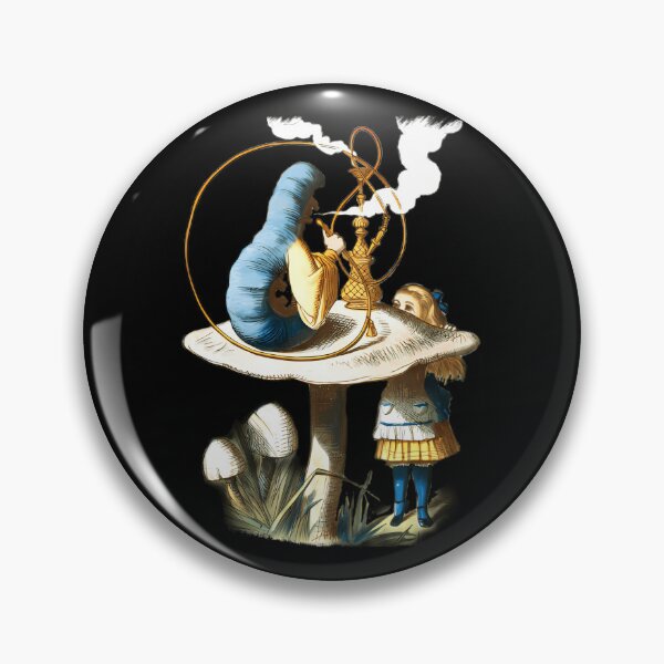 Item preview, The-Caterpillar---Alice-In-Wonderland-T-Shirt designed and sold by malcomtir.