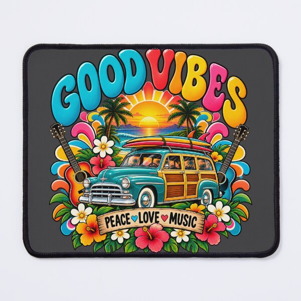 Item preview, Good Vibes Only – Peace, Love, Music & Endless Summers designed and sold by OzyWear.