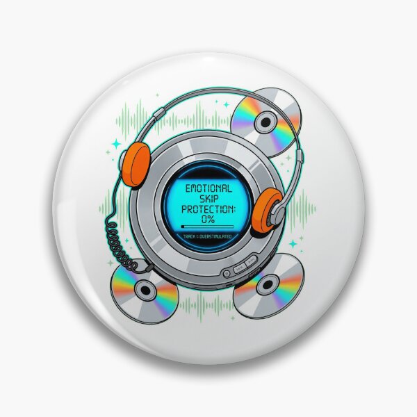 Item preview, EMOTIONAL SKIP PROTECTION: 0% - Track 1 Overstimulated CD Player designed and sold by LaunchLabs26.