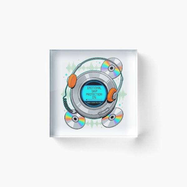 Item preview, EMOTIONAL SKIP PROTECTION: 0% - Track 1 Overstimulated CD Player designed and sold by LaunchLabs26.