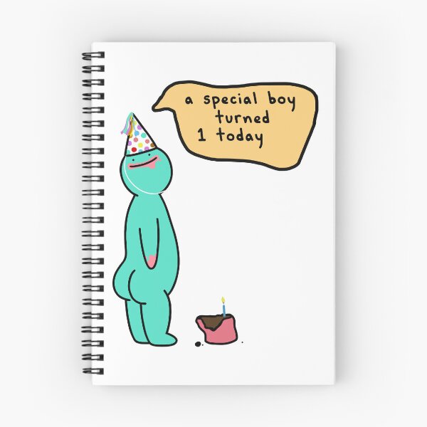 Item preview, A Special Boy Turned 1 Today Funny First Birthday Cartoon designed and sold by helenamiller807.