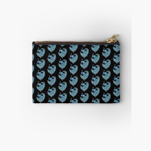 Item preview, Elegant Blue Watercolor Floral Peacock Art designed and sold by bvdesignart.