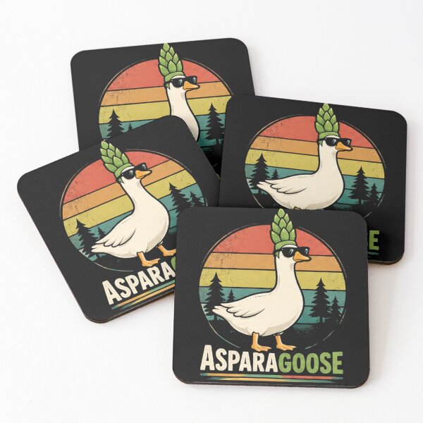 Item preview, Asparagoose – Funny Asparagus Goose Vegetable Pun Design designed and sold by RJACreative.
