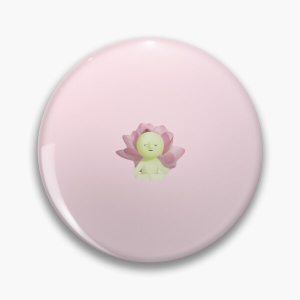 Item preview, Pink lotus meditate zen smiski designed and sold by ellmoswrld.