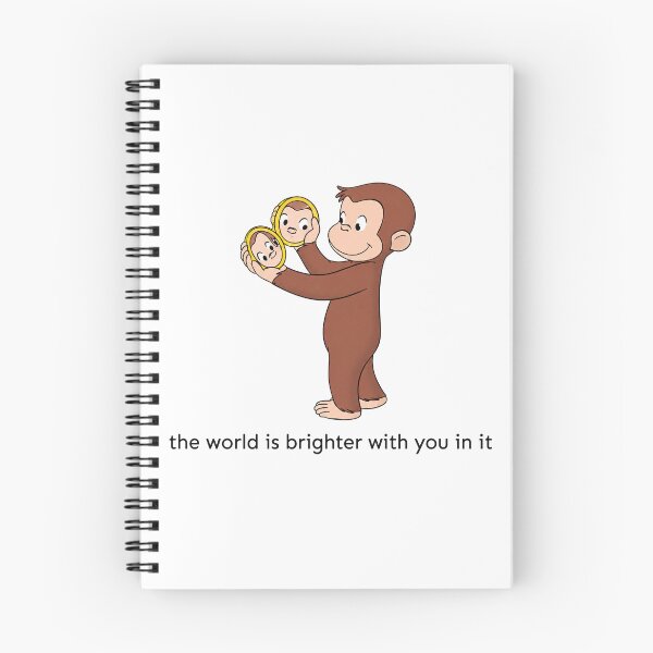 Item preview, Curious George The World Is Brighter With You designed and sold by VelourEmber.