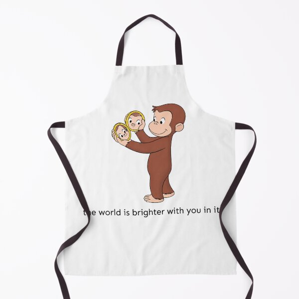 Item preview, Curious George The World Is Brighter With You designed and sold by VelourEmber.