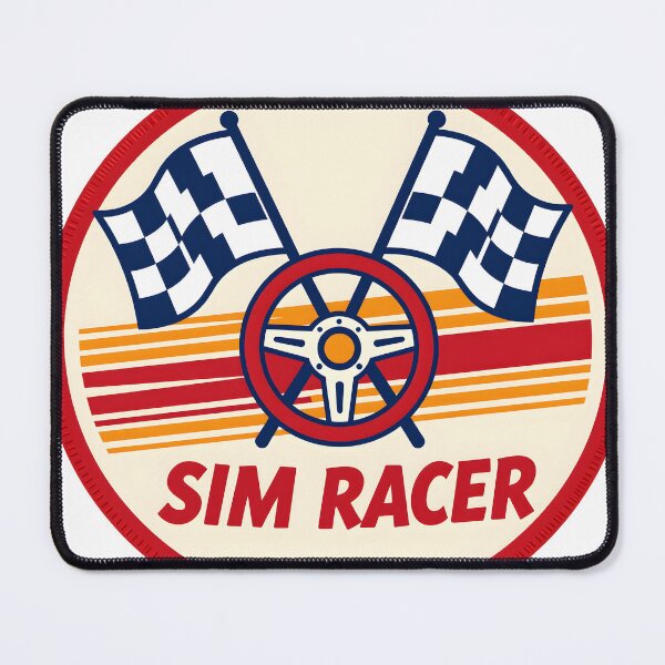 Item preview, Sim Racer Vintage Badge designed and sold by chill-a-lot.
