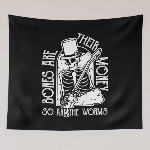 Item preview, Skeleton Guitarist Top Hat Bones Money  designed and sold by sil-gen-rove.