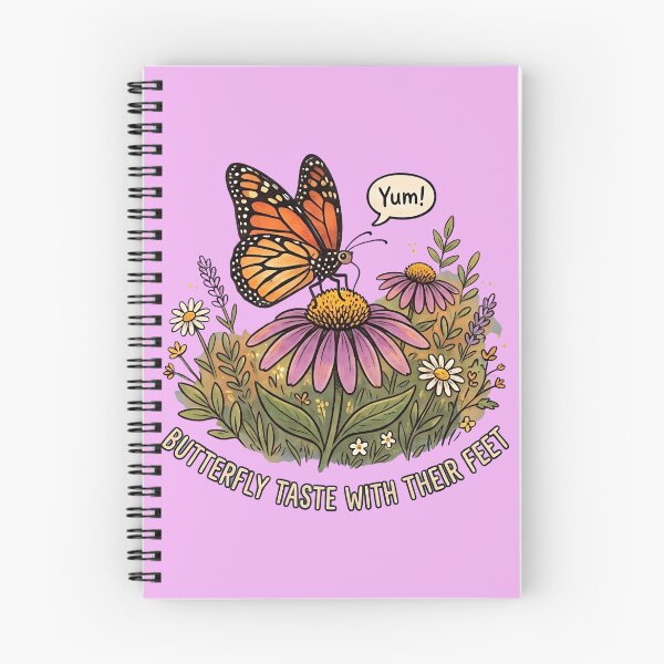 Item preview, Butterfly Taste With Their Feet - Funny Monarch Butterfly Fact designed and sold by FrozenFits.