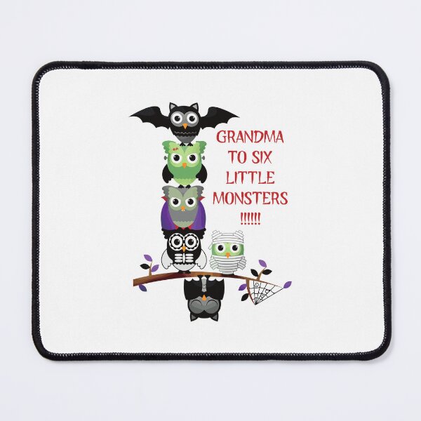 Item preview, Grandma to Six Little Monsters (on White) designed and sold by PawsitiveMum3.