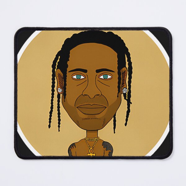 Item preview, Cool Cartoon Black Guy With Dreads Green Eyes And Gold Ankh Chain designed and sold by SeanOkine8.