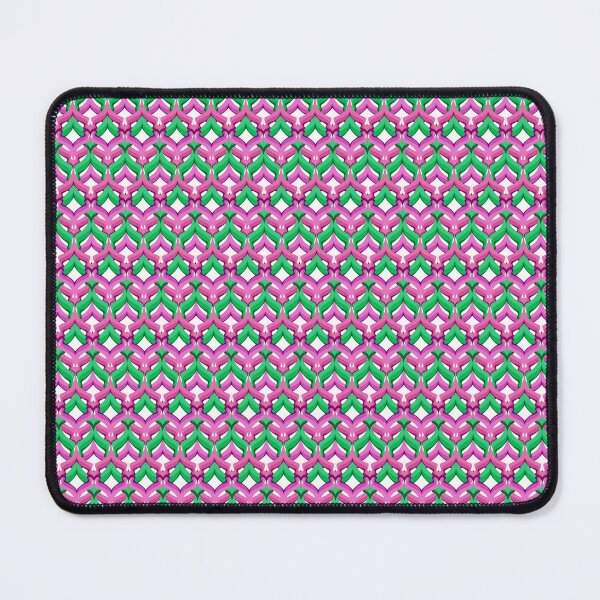 Item preview, Abstract geometric pattern retro crimson green designed and sold by fuzzyfox.
