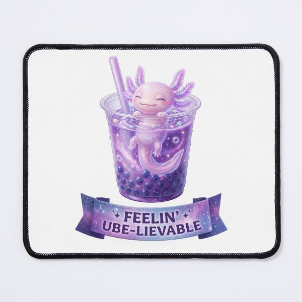 Item preview, Feelin Ube-Lievable Boba Axolotl designed and sold by LaunchLabs26.