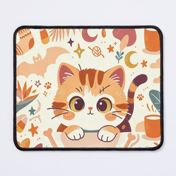 Item preview, Playful Pouncing Kitten – Joyful Cozy Blanket Design designed and sold by Mggtz.