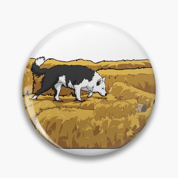 Item preview, Barn Hunt Dog in Action | Border Collie Barn Hunt Design designed and sold by Bluek9sDesign.