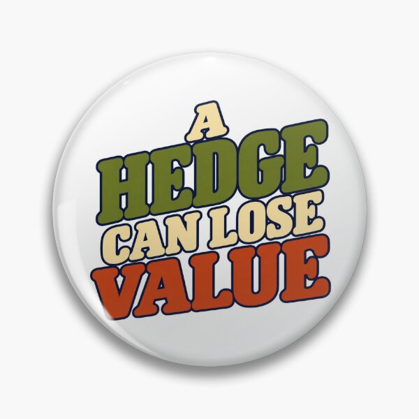 Item preview, A Hedge Can Lose Value Bold Finance Lettering designed and sold by Bikivuno.