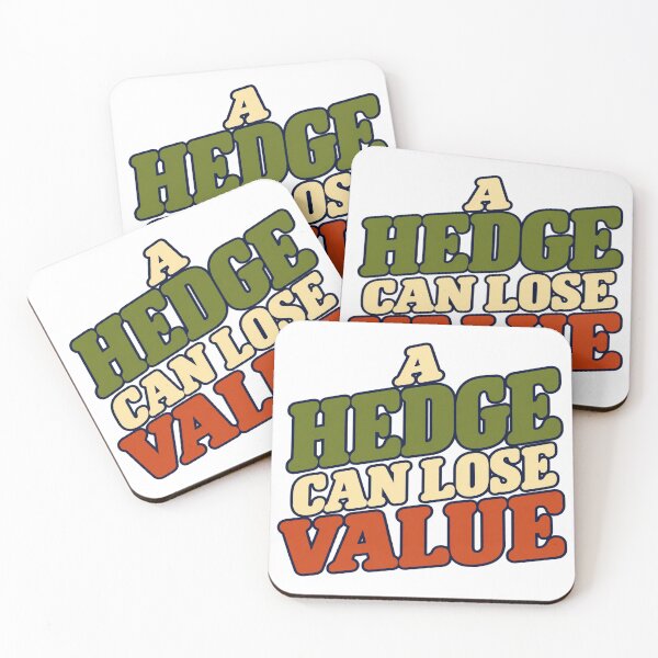 Item preview, A Hedge Can Lose Value Bold Finance Lettering designed and sold by Bikivuno.