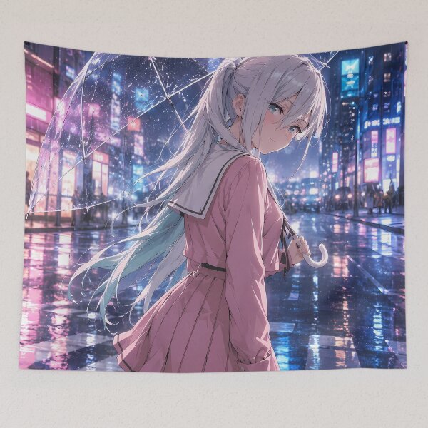 Item preview, Subaru Hoshina Fragrant Flower Dignity Neon Rain Walk designed and sold by SolenneAzur.
