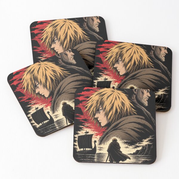 Item preview, Viking Warrior Legacy Red Moon Anime Style Art designed and sold by GSJGROUP.