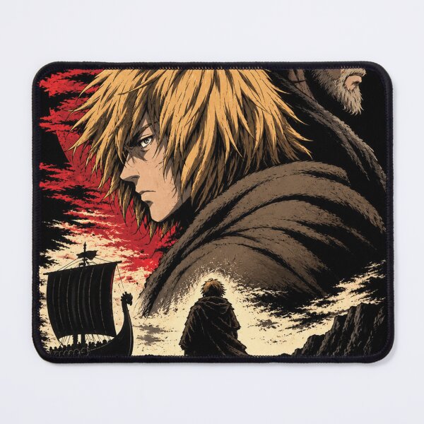 Item preview, Viking Warrior Legacy Red Moon Anime Style Art designed and sold by GSJGROUP.