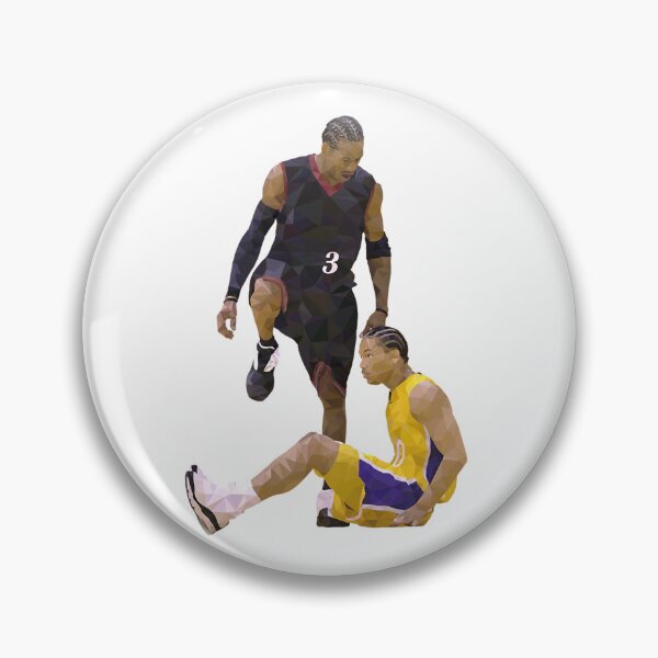 Aperçu de l'œuvre Allen Iverson enjambe Tyronn Lue Low Poly créée et vendue par DorianSanchez6.