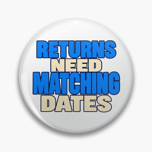 Item preview, Returns Need Matching Dates Finance Typography designed and sold by Bikivuno.