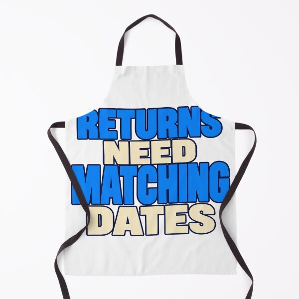 Item preview, Returns Need Matching Dates Finance Typography designed and sold by Bikivuno.