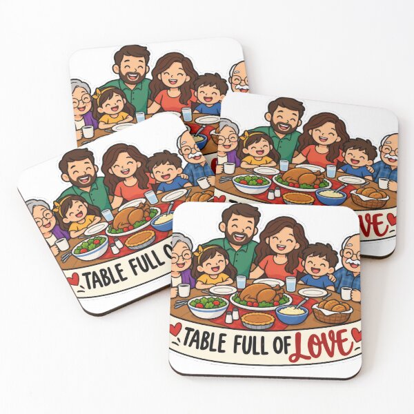 Item preview, Table Full Of Love Outline Balkan Family designed and sold by OfficialBalkan.