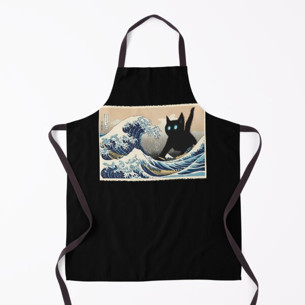 Item preview, The-Great-Wave-Off-Kanagawa-Cat-Attack designed and sold by granwan.