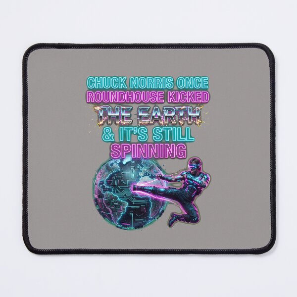 Item preview, Chuck Norris Roundhouse Kicking The Earth T-Shirt-3 designed and sold by KevinHolle.