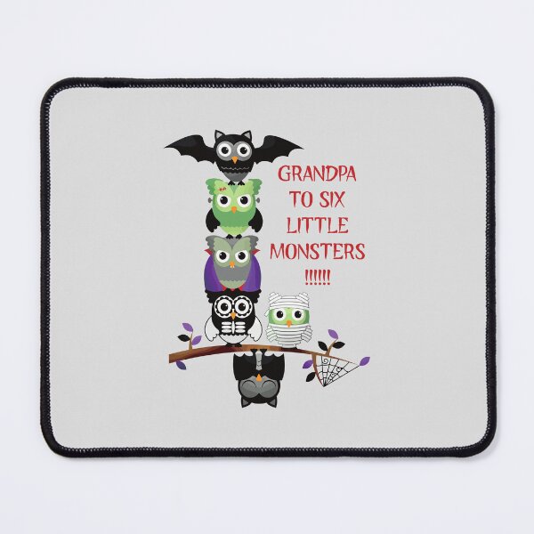 Item preview, Grandpa to Six Little Monsters (on Lt. Grey) designed and sold by PawsitiveMum3.