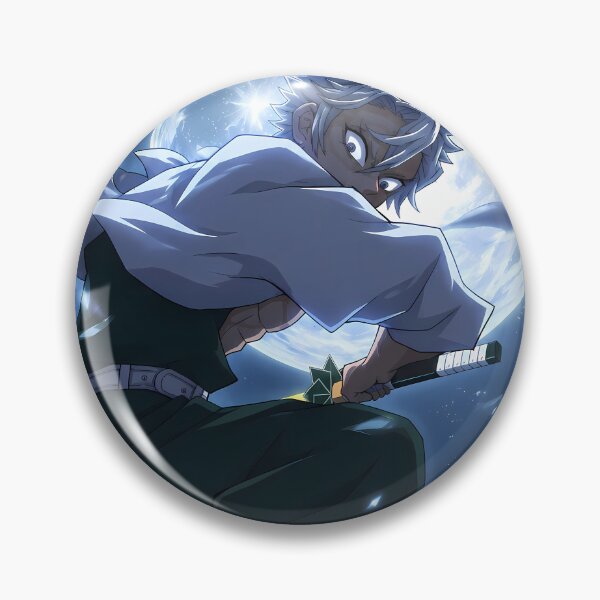 Item preview, Sanemi Shinazugawa Demon Slayer Full Moon Leap designed and sold by SolenneAzur.
