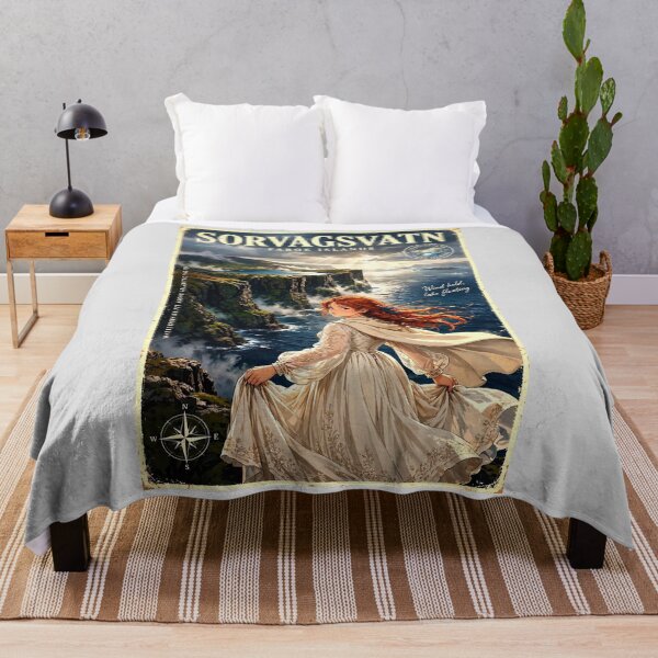 Item preview, Faroe Islands — Sørvágsvatn — The Lake Above the Atlantic designed and sold by DibujandoPorfa.