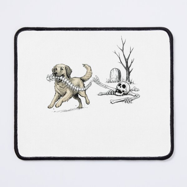Item preview, Dog Stealing Bone Skeleton Halloween designed and sold by studio-ssaam.