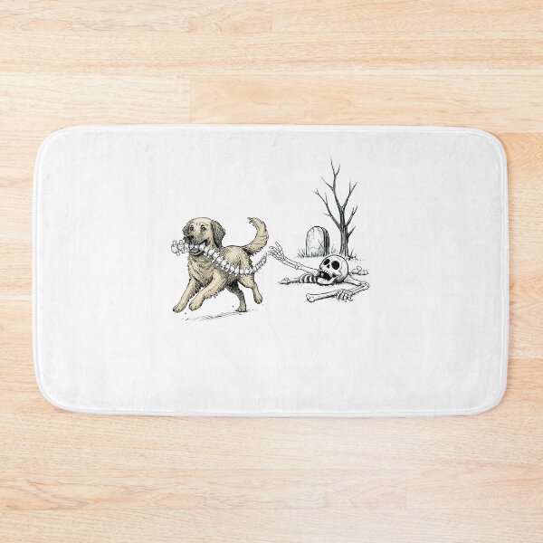 Item preview, Dog Stealing Bone Skeleton Halloween designed and sold by studio-ssaam.