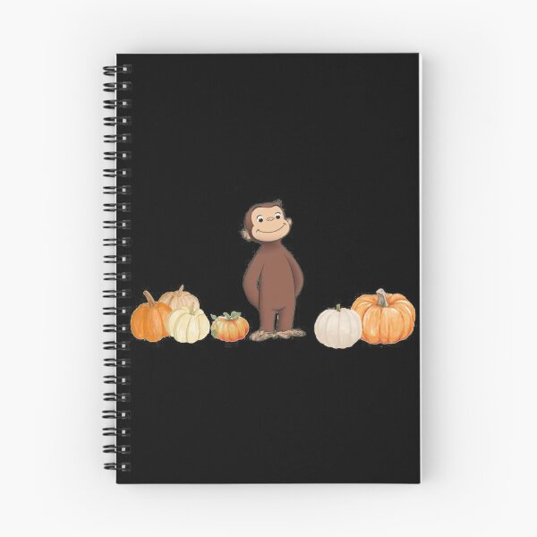 Item preview, Curious George Pumpkin Patch Autumn Graphic designed and sold by VelourEmber.