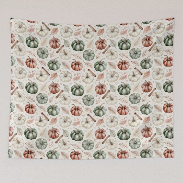Item preview, Antique Autumn Leaves and Cinnamon – Vintage Fall Botanical designed and sold by ViktoriaARose.