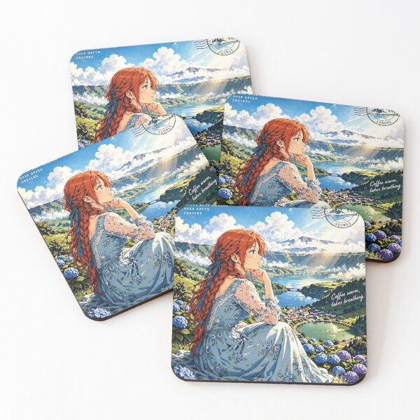 Item preview, Portugal — Sete Cidades — Coffee Above the Emerald Lakes designed and sold by DibujandoPorfa.
