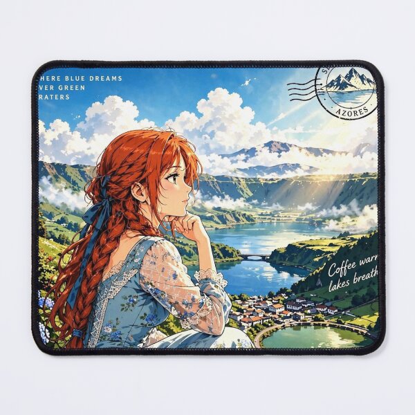 Item preview, Portugal — Sete Cidades — Coffee Above the Emerald Lakes designed and sold by DibujandoPorfa.