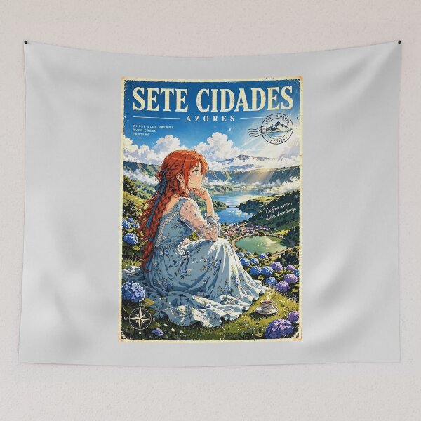 Item preview, Portugal — Sete Cidades — Coffee Above the Emerald Lakes designed and sold by DibujandoPorfa.