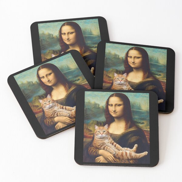 Item preview, Mona Lisa Holding Cat Funny  designed and sold by studio-ssaam.