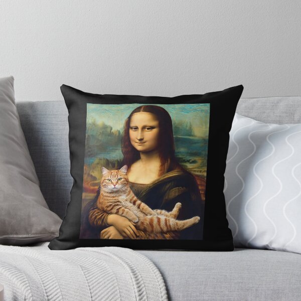 Item preview, Mona Lisa Holding Cat Funny  designed and sold by studio-ssaam.