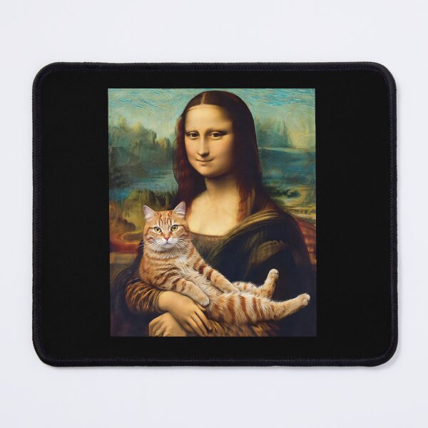 Item preview, Mona Lisa Holding Cat Funny designed and sold by studio-ssaam.