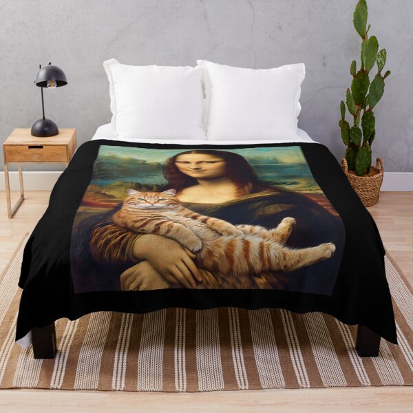 Item preview, Mona Lisa Holding Cat Funny  designed and sold by studio-ssaam.