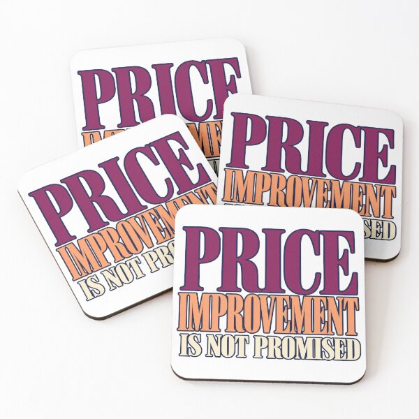 Item preview, Price Improvement Is Not Promised Lettering designed and sold by Bikivuno.